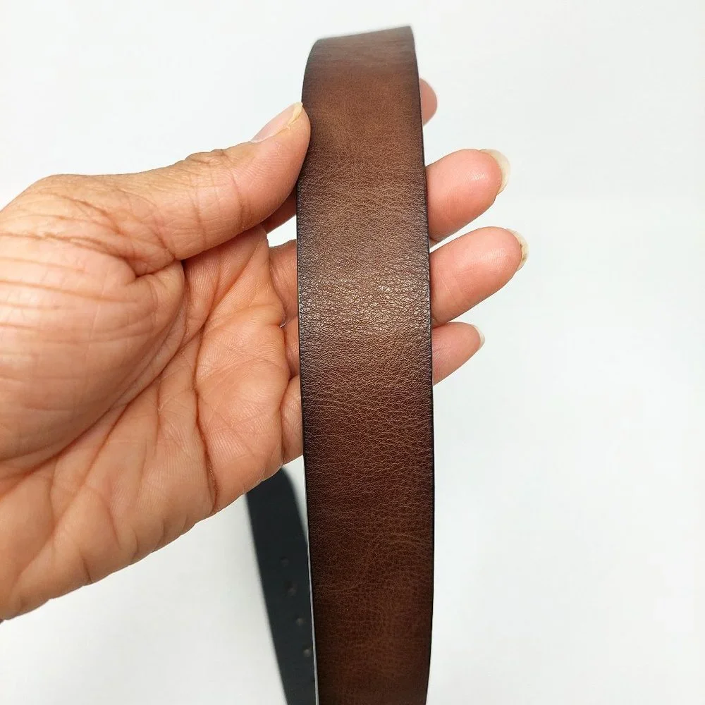 Levi Strauss & Co. Brown Reversible Synthetic Leather Kids Belt